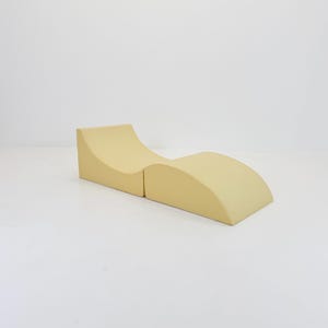 MCM Talamo Italia ”Andreina” Hopfällbar säng – Enkelsäng / Schäslong – Italiensk design från 1990-talet