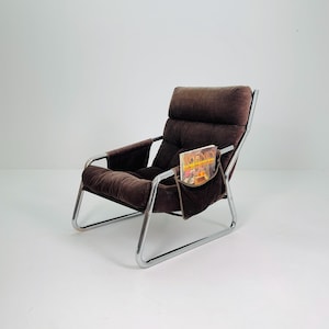 Mid century lounge chair By Gillis Lundgren Ikea Hoss Sweden 1970s