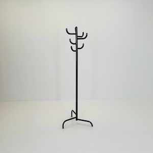 Mid-Century Postmodern black Coat Stand by Rutger Andersson for IKEA, 1980s Sweden –