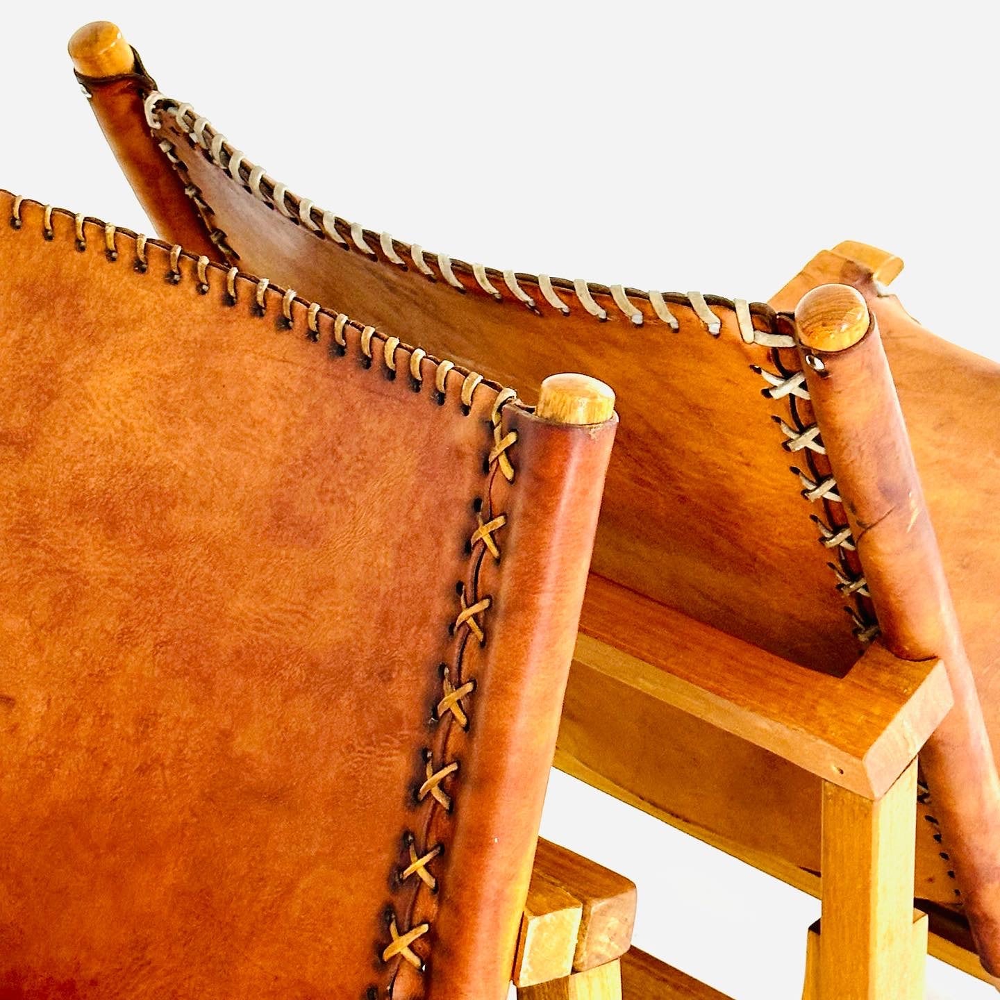 Mid Century Chairs Set by Werner Biermann for Arte Sano 1960s