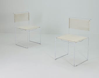 Set of 2 Giandomenico Belotti “Spaghetti” Chairs for Fly Line, Italy, 1970s