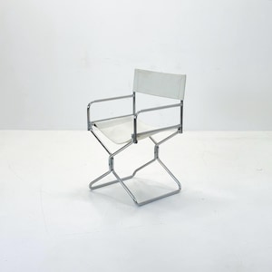 Mid century folding director chair by Lafuma 1970s