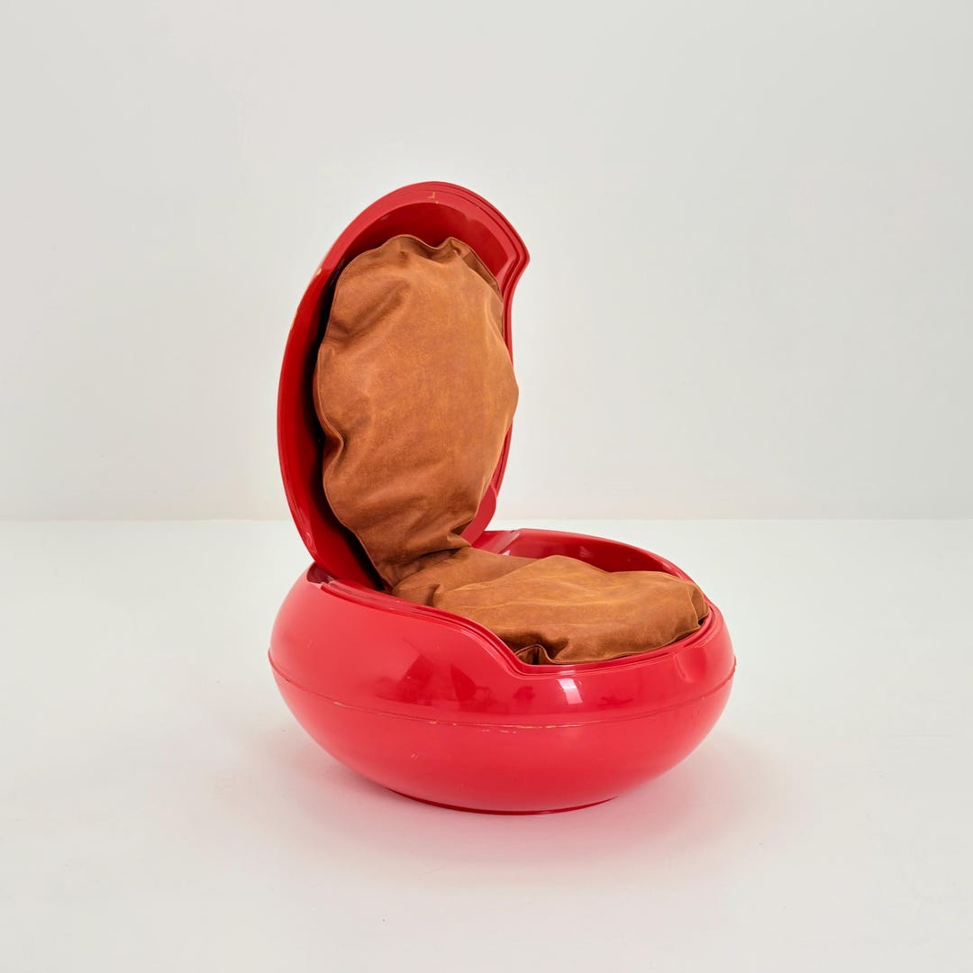 Mid-century Garden Egg Chair by Peter Ghyczy, 1968 – Red Shell - Etsy