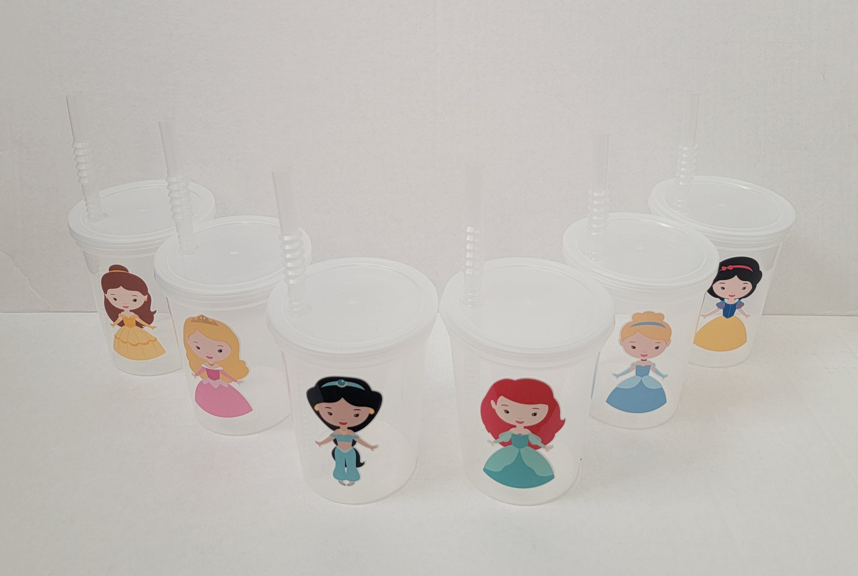 Disney Princess 16 Oz Reusable Cups 6 Pack - Disney Princess Party Favor  Bundle with 16 Oz Cup with …See more Disney Princess 16 Oz Reusable Cups 6