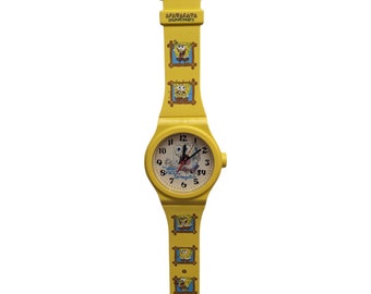 Vintage SpongeBob SquarePants Watch Wall Clock - 2002 Viacom