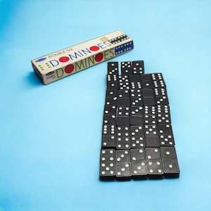 Vintage Double-Six Dominoes Set — Whitman