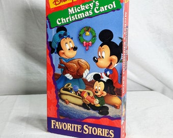 VINTAGE Mickey's Christmas Carol VHS cassette tape - Walt Disney Home Video