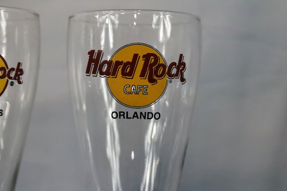 ハードロックカフェビールピルスナースタイルグラス - Etsy 日本