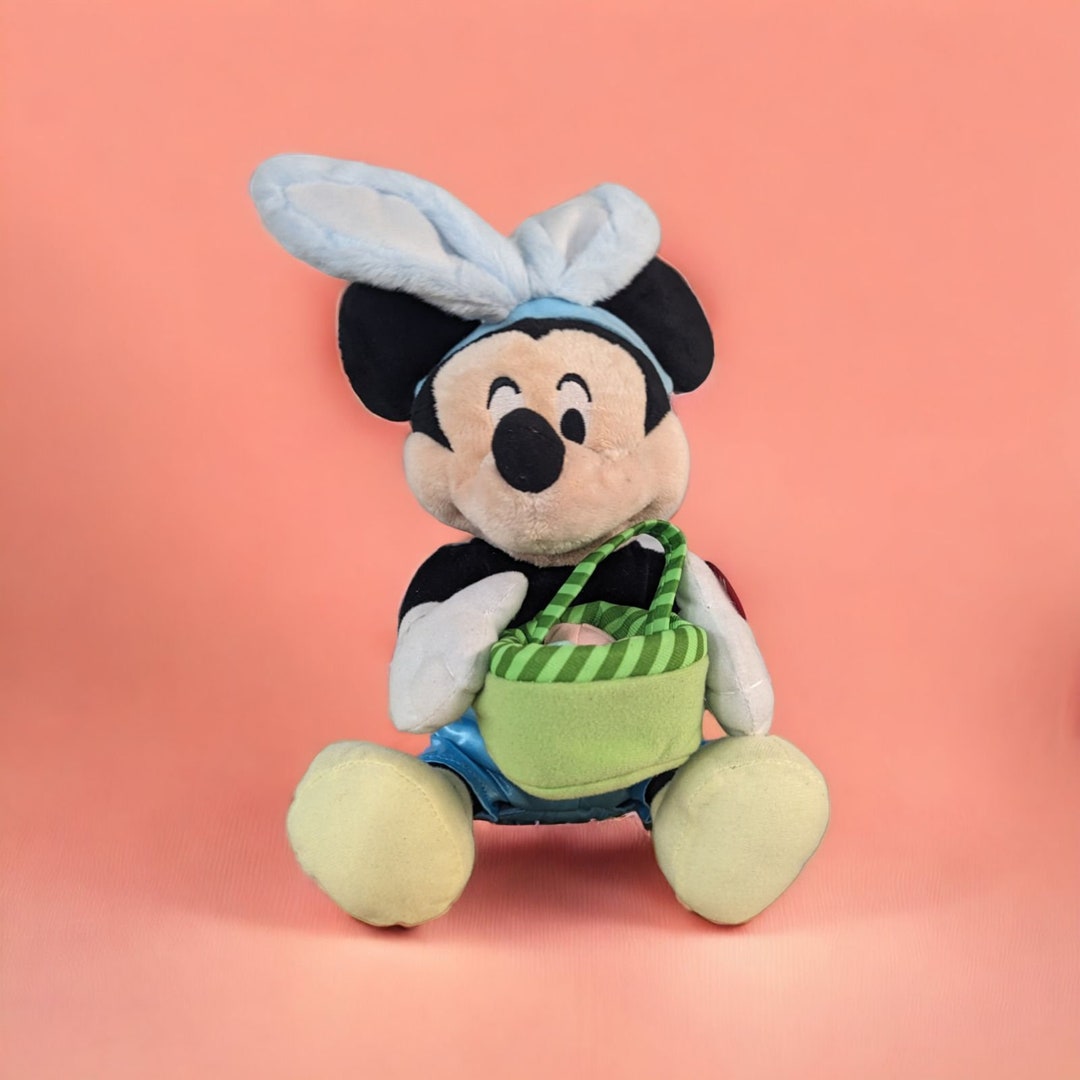 Disney Mickey Mouse Bunny Ears Dancing Musical Plush 10 Inches Etsy