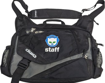 Napster Staff Messenger Laptop Bag by Ogio - Black/Grey