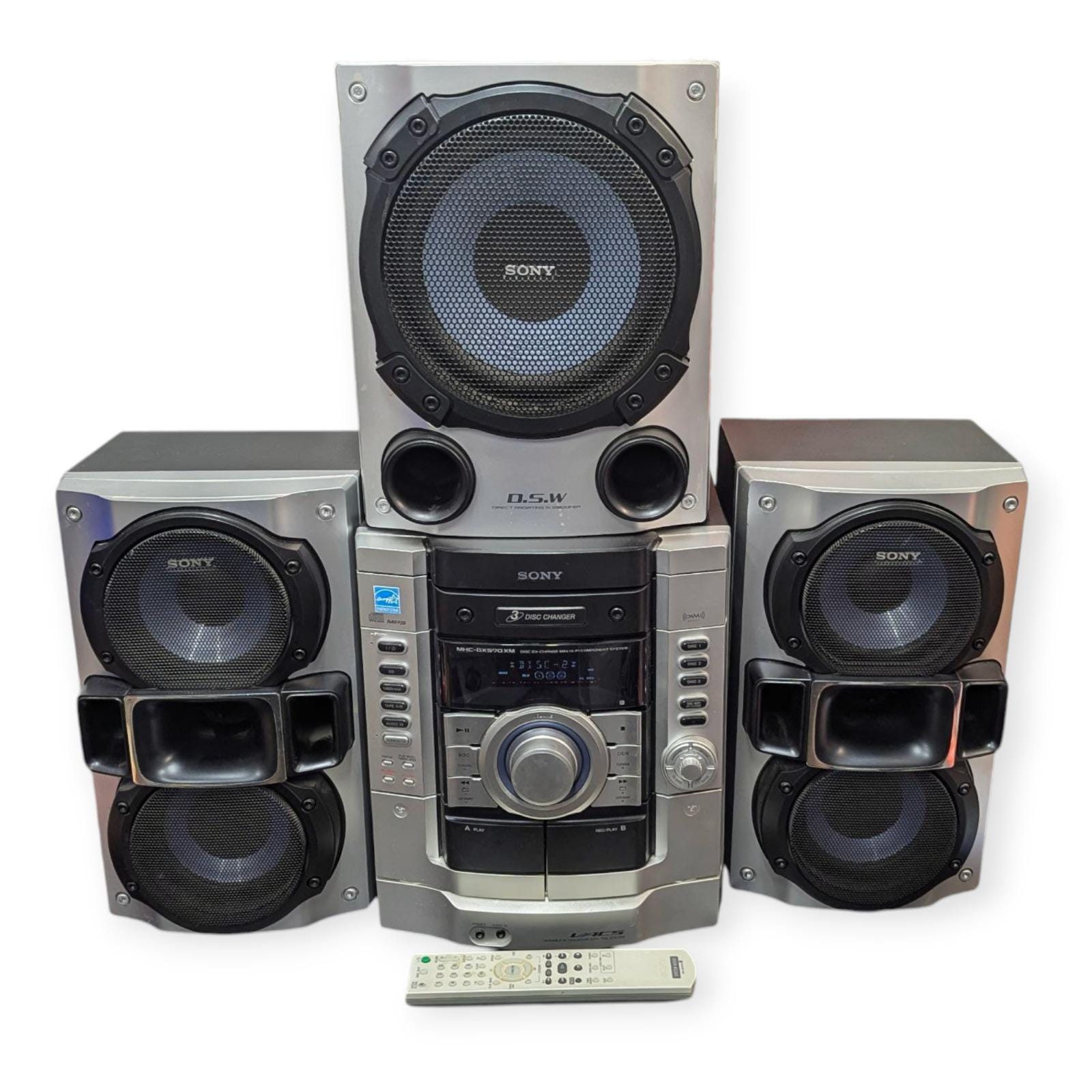 Sony MHC-GX570XM Hifi Stereo System – 3 Cd-changer, Subwoofer