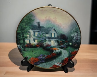 Vintage Thomas Kinkade collectible plates by The Edwin M. Knowles China Co.