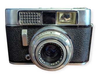 Voigtlander Vito CL 50mm F/2.8 Pronto-lk Camera W/ Case Untested