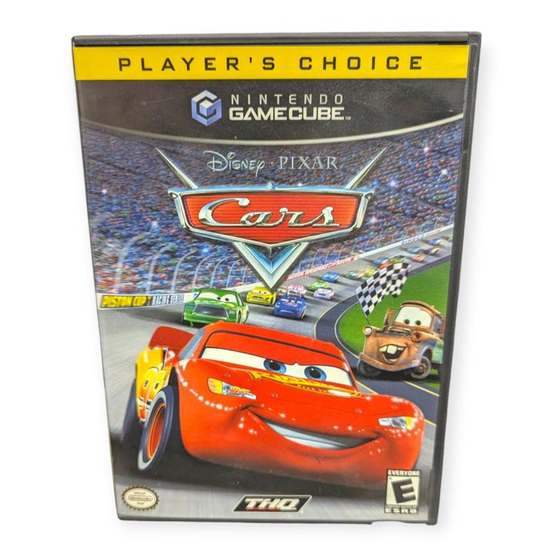 Disney Pixar Cars Nintendo Gamecube Player's Choice CIB Racing Game THQ ...