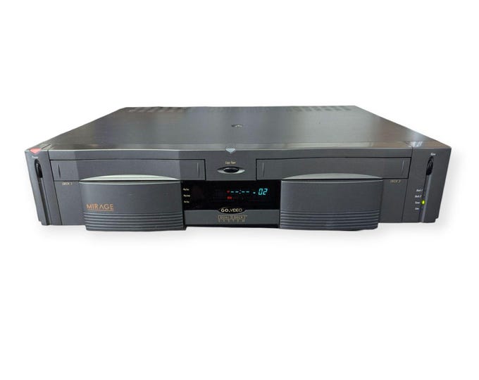 Go Video Dual Deck VHS VCR System GV3030X - Tested Working - No Remote ...