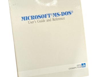 Vintage MS-DOS 6.2 Concise User's Guide Book 1993 - Etsy