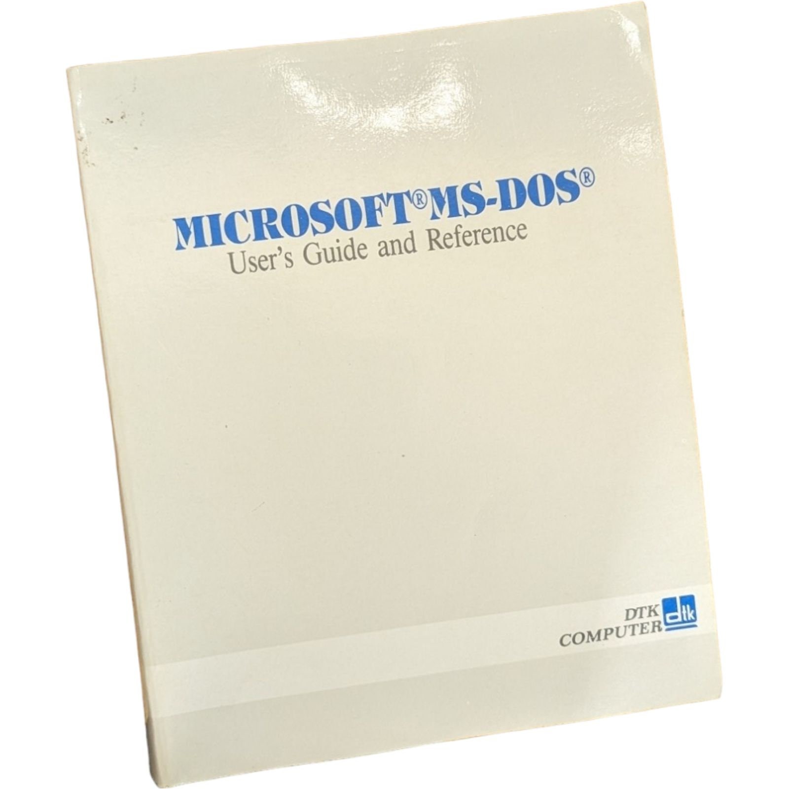 Microsoft MS-DOS 4.0 Benutzerhandbuch und Referenz DTK Computer 1988