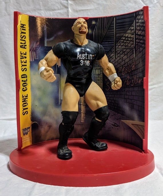 1997 WWF Jakks Pacific Ripped and Ruthless 1 Stone Cold Steve Austin WWE Figure for sale online 