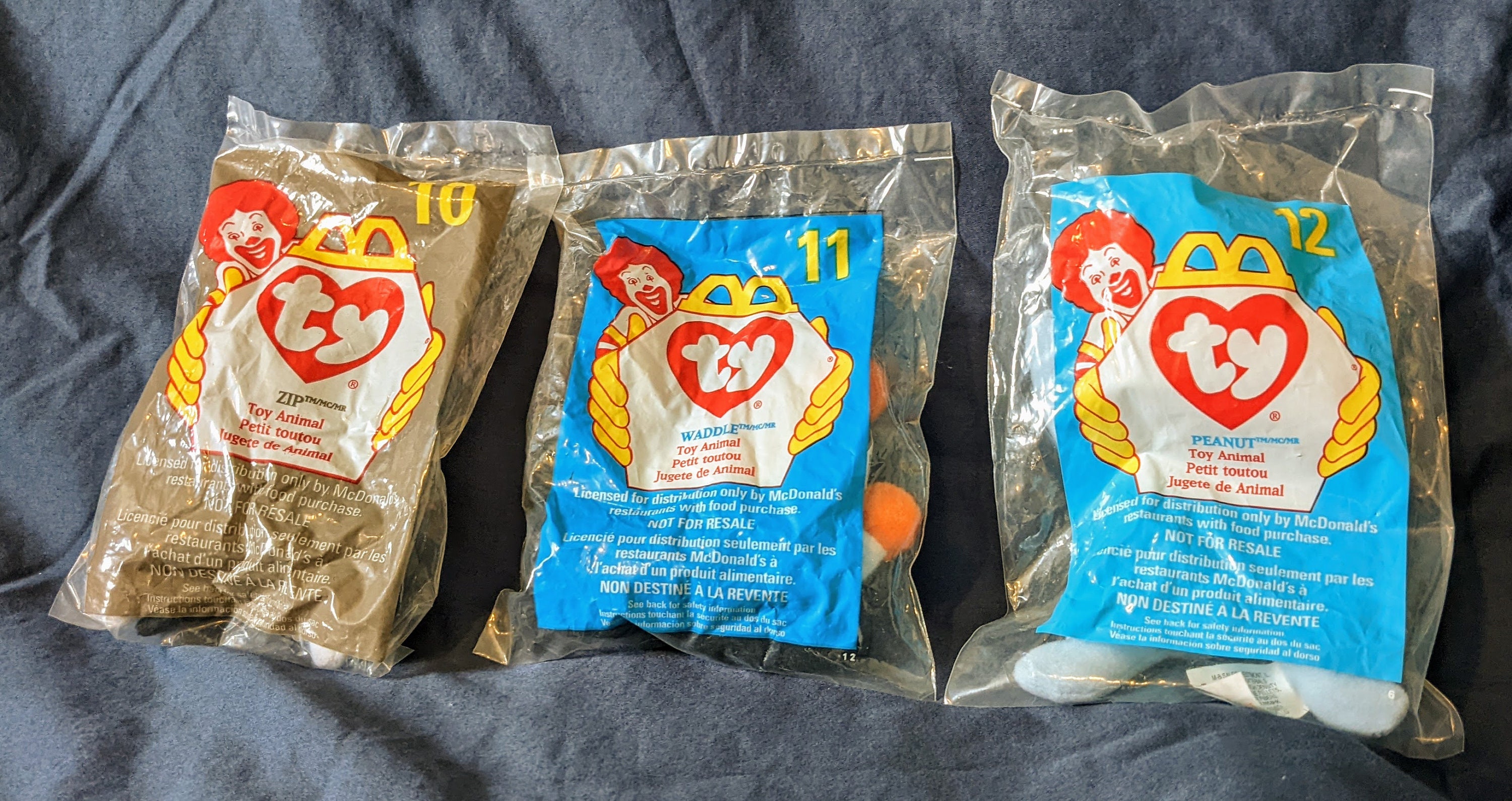 1998 Mcdonalds TY Teanie Beanie Babies - Etsy Canada