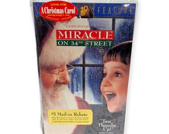 20th Century Fox Miracle on 34th Street VHS NIB White Clamshell 1994 Holiday