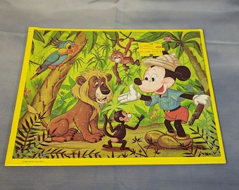 Vintage 64 Piece Walt Disney Vintage Puzzle , 1989s Complete