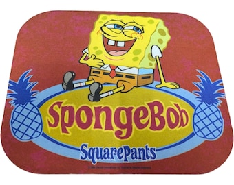 Alfombrilla de ratón de Bob Esponja de 2002, Viacom International, en muy buen estado