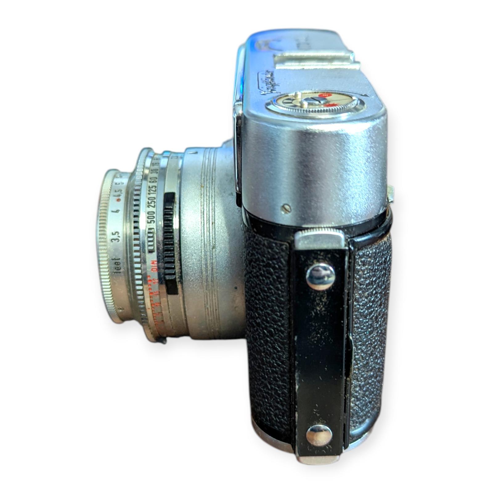 Voigtlander Vito CL 50mm F/2.8 Pronto-lk Camera W/ Case Untested