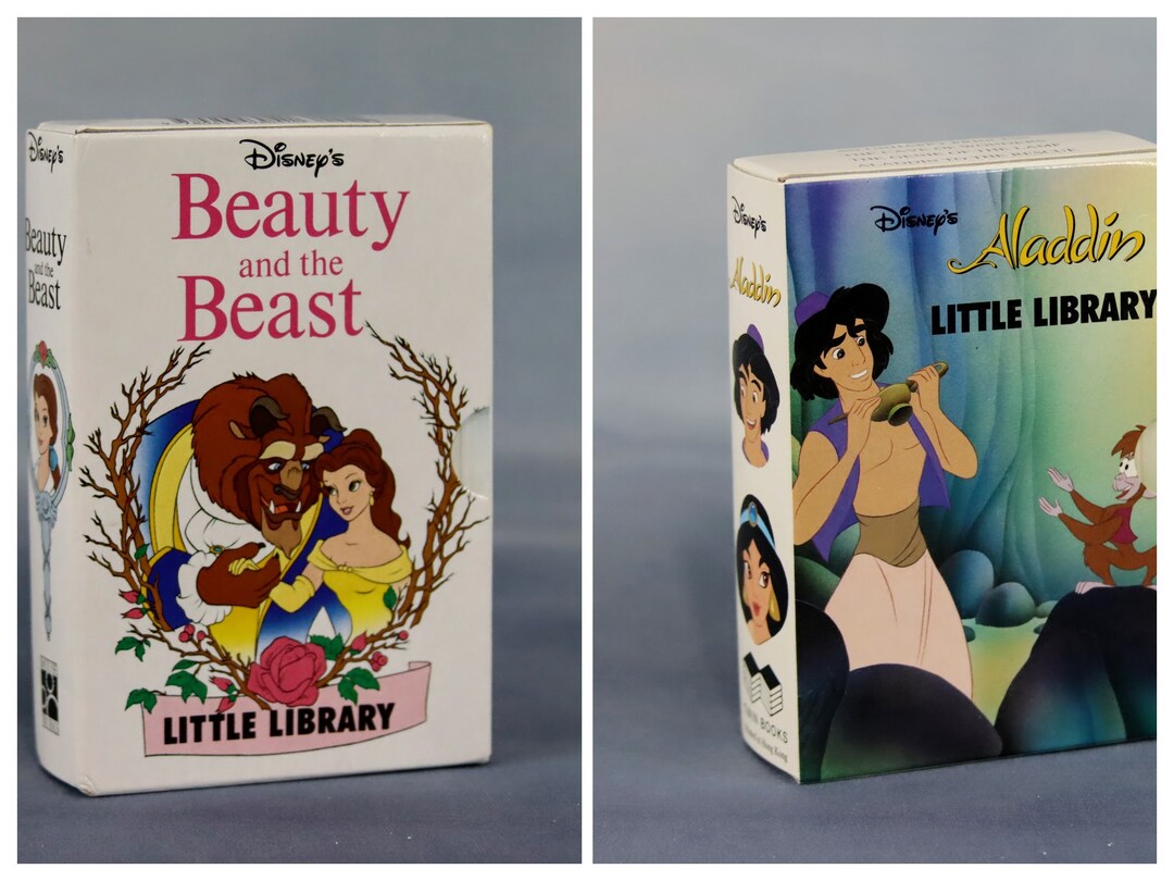 Vintage Disney Little Library Mini Picture Books — Featuring