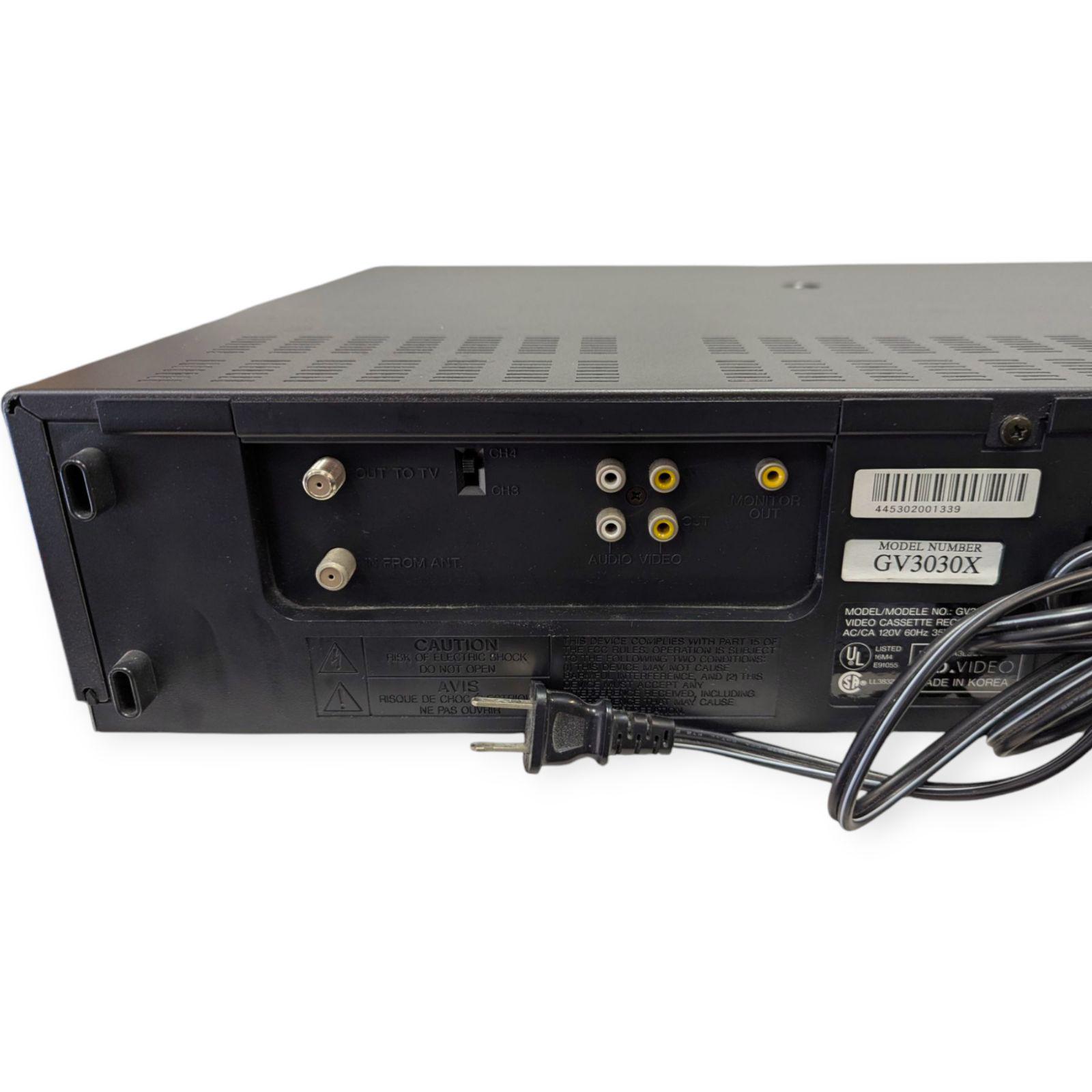 Go Video Dual Deck VHS VCR System GV3030X - Tested Working - No Remote ...