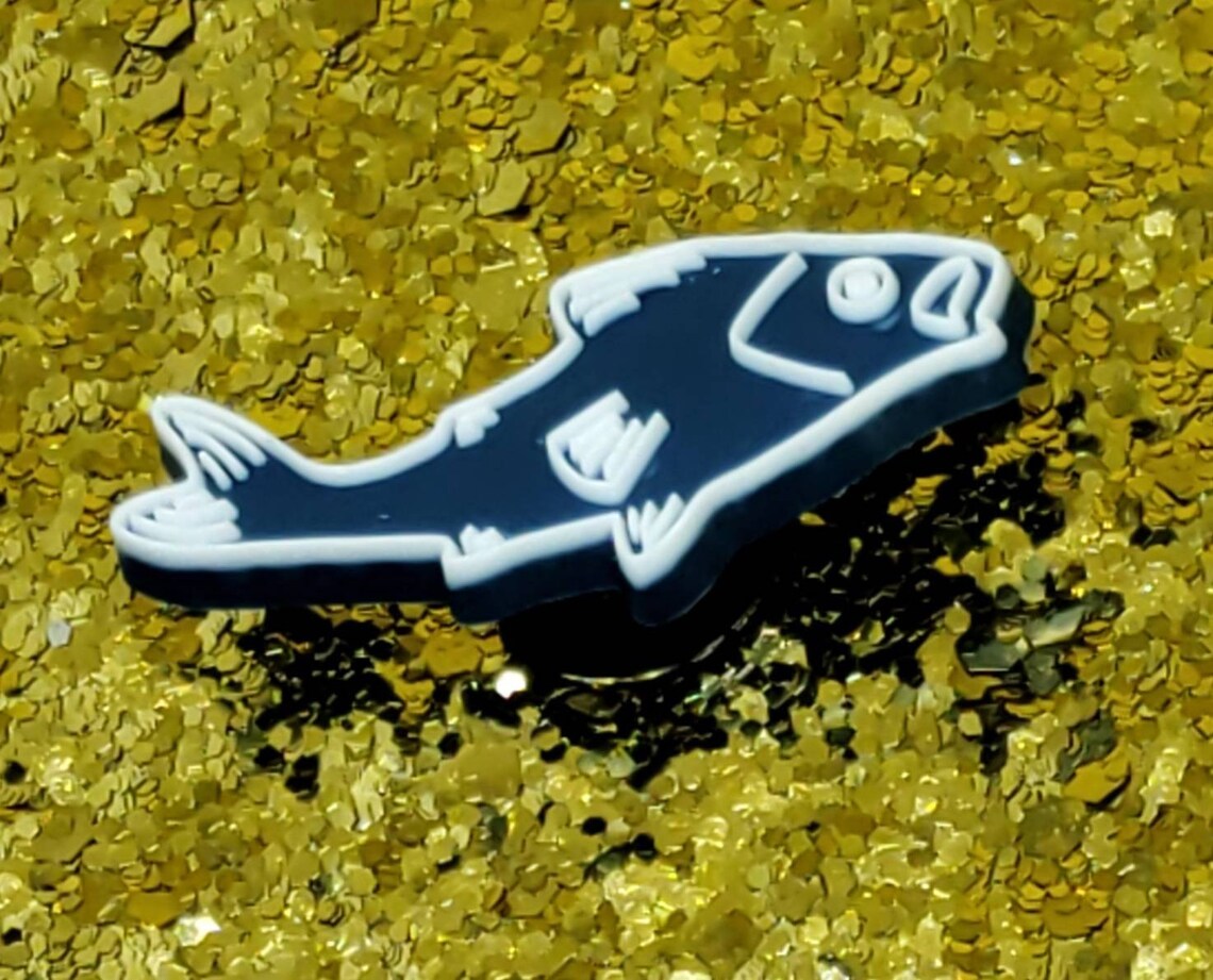 bass croc charm