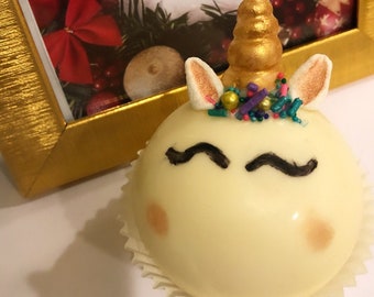 Unicorn Hot Cocoa Bomb