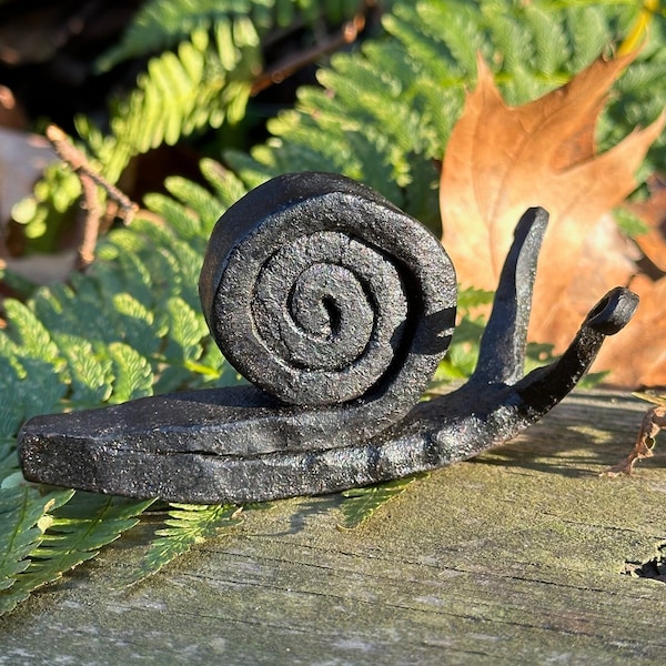 Hand Forged Snail figurine