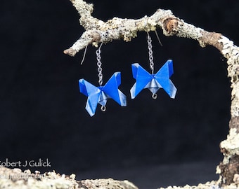 Butterfly Origami Earrings - Solid Color Paper