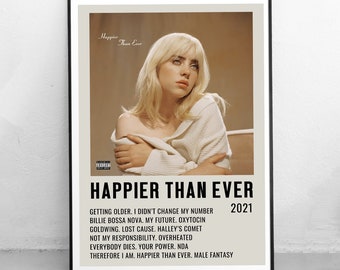 Billie Eilish Poster Etsy Uk