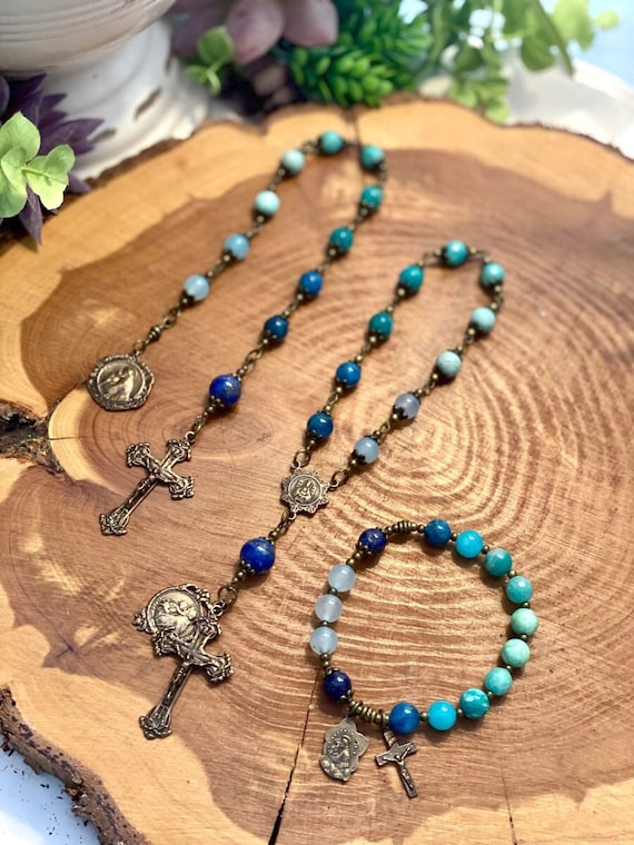 Collection Saint Anthony, Chaplet, Rosary Bracelet, Catholic