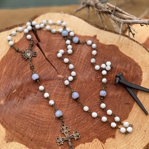 Rosary - Seven Sorrows Rosary, Marian Rosary, Bronze Medal, Seven Sorrows, Catholic Gifts, Mothers Day Gift, Sorrowful Mother, Lent, Easter