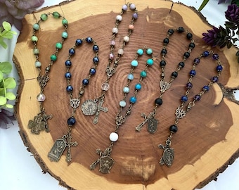 Chaplet - Car Chaplet, Magnetic Clasp, Custom Chaplet, Rosary, Catholic Gifts, Catholic Jewelry, Confirmation Gift