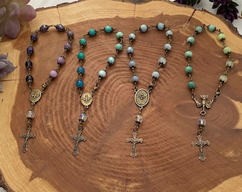 Chaplet - Confirmation Chaplet, Closed Loop Bracelet Style, Confirmation Gift, Catholic Gift, Rosary, Catholic Jewelry, Holy Spirit