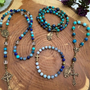 Collection - Stella Maris, Catholic Medal, Bronze Medal, Catholic Gift, Catholic Jewelry, Rosary, Chaplet, Rosary Bracelet, Wrap Rosary