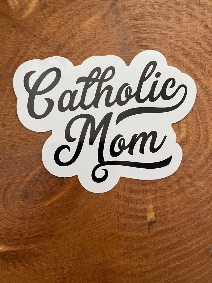 Catholic Mom - Catholic - Sticker sold by Zhao na, SKU 616698