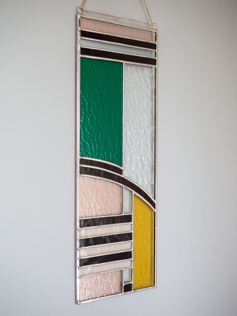 A closer look at Stained Glass Panel Wall Decor