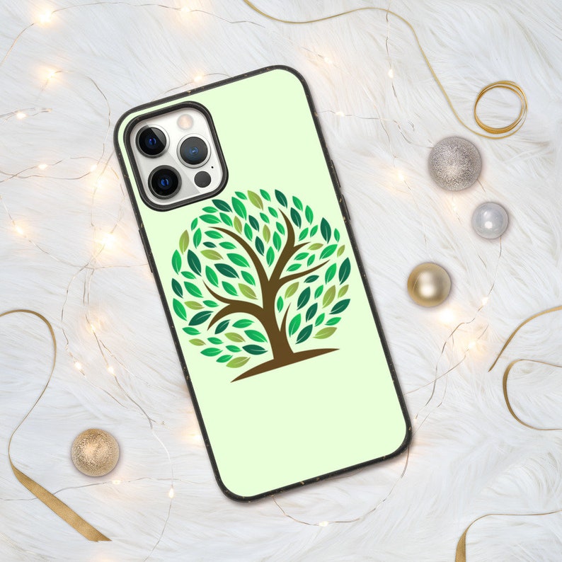 100/% Biodegradable iPhone Case XR 11 Pro Max iPhone X XS Max 11 Pro 11 12 Pro Eco-friendly iPhone Case 12 XS Tree iPhone Case