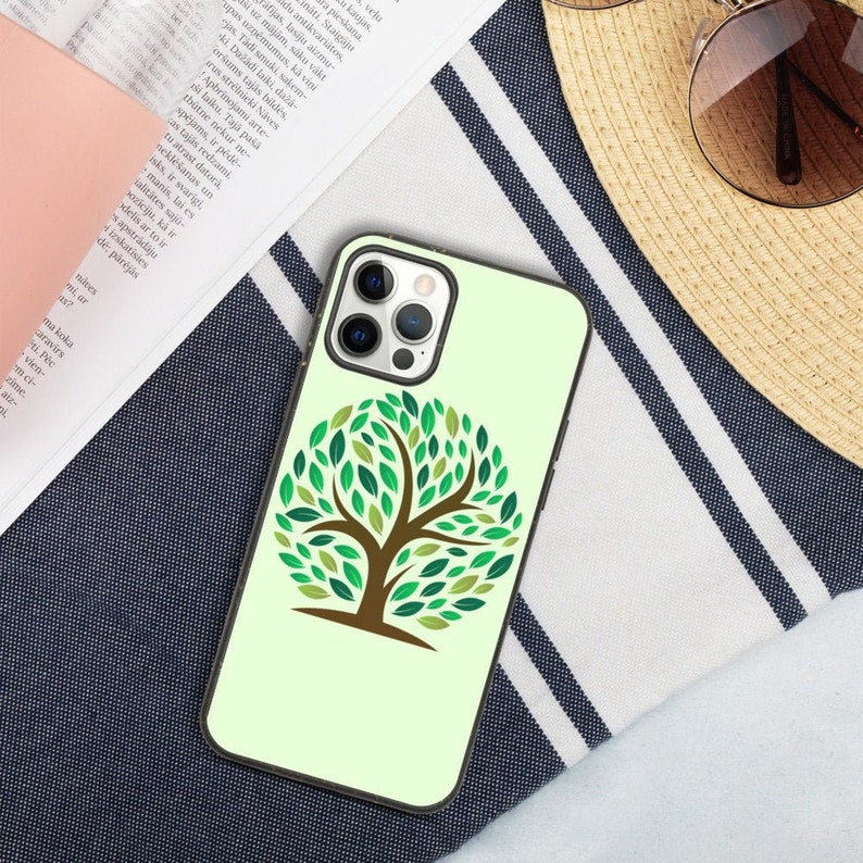 100/% Biodegradable iPhone Case XR 11 Pro Max iPhone X XS Max 11 Pro 11 12 Pro Eco-friendly iPhone Case 12 XS Tree iPhone Case
