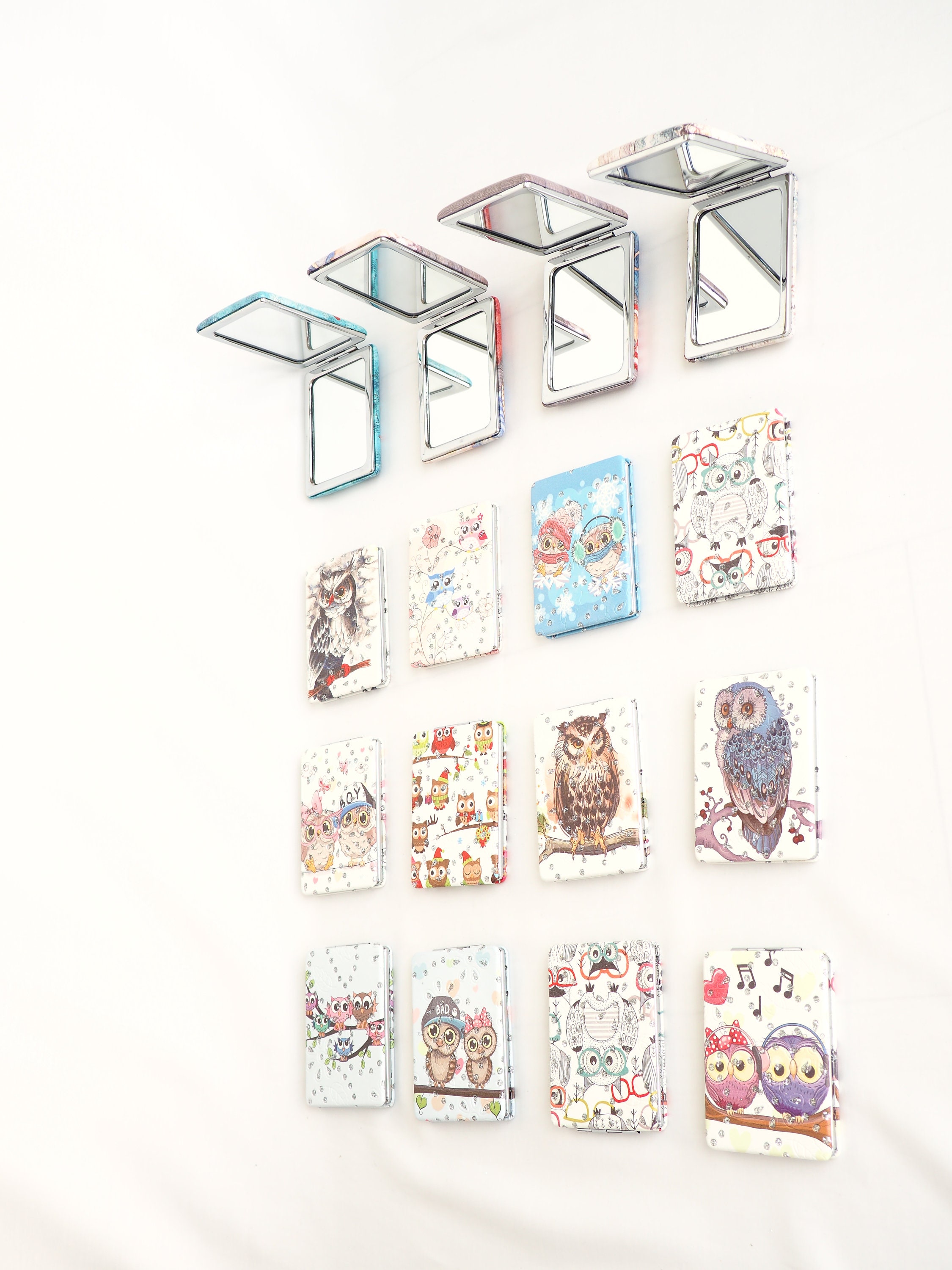 3x owl Mirrors Handbag Mirror kids Hand Mirror gift for Etsy