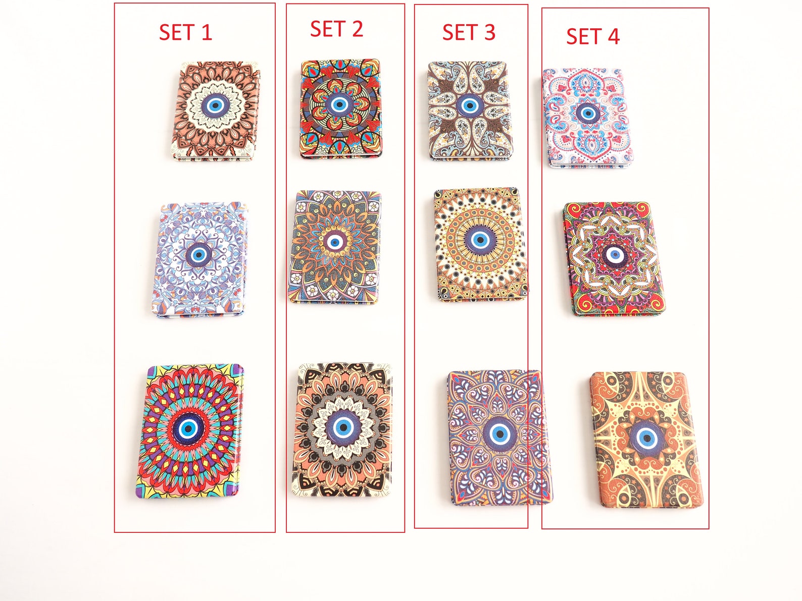 3x evil eye Mirrors Handbag Mirror evil eye giftPretty Etsy