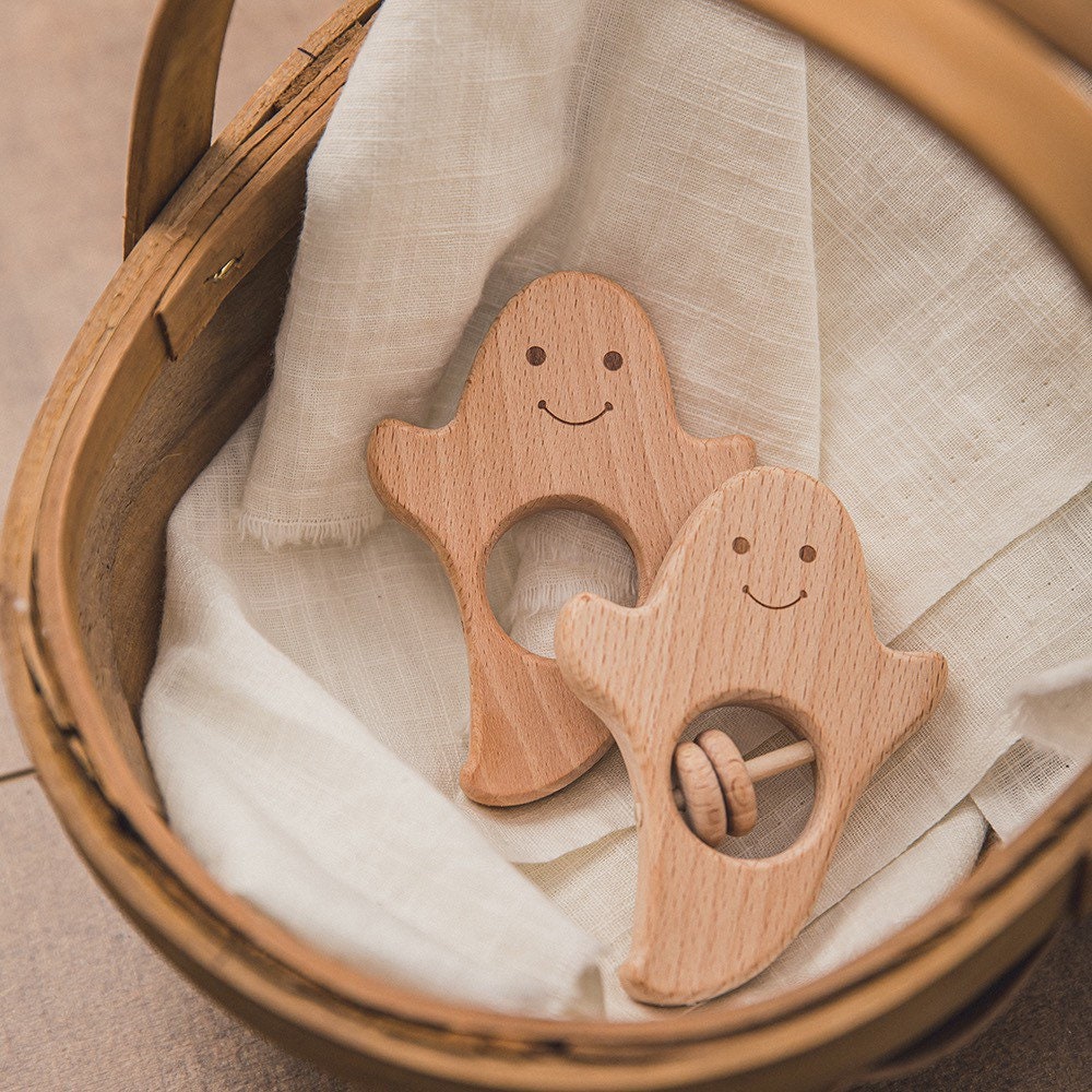 Halloween wooden baby/toddler rattle toy/teether babys Etsy