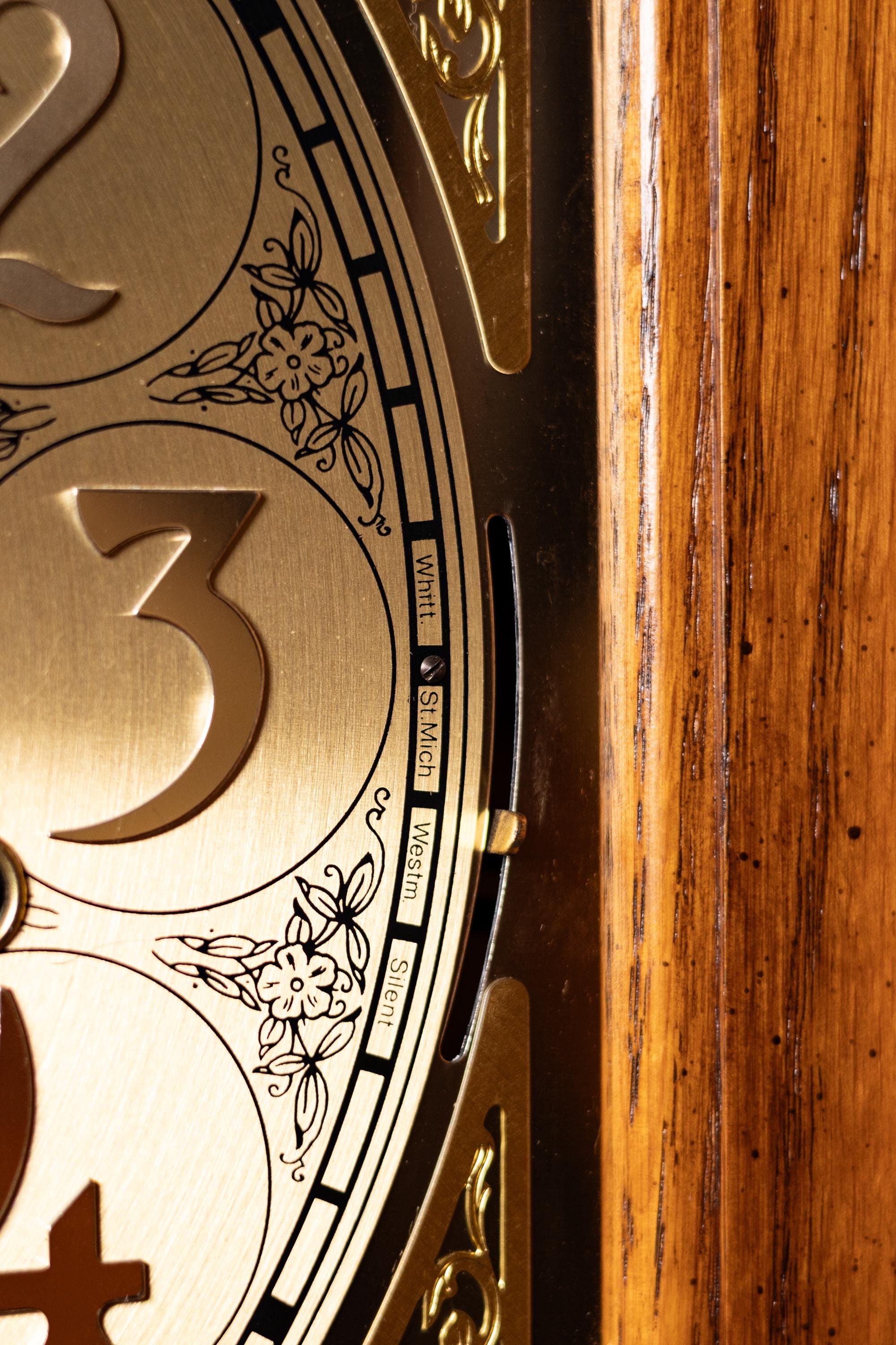Vintage Sligh Grandfather Clock – Golden Oak,1980s - Etsy