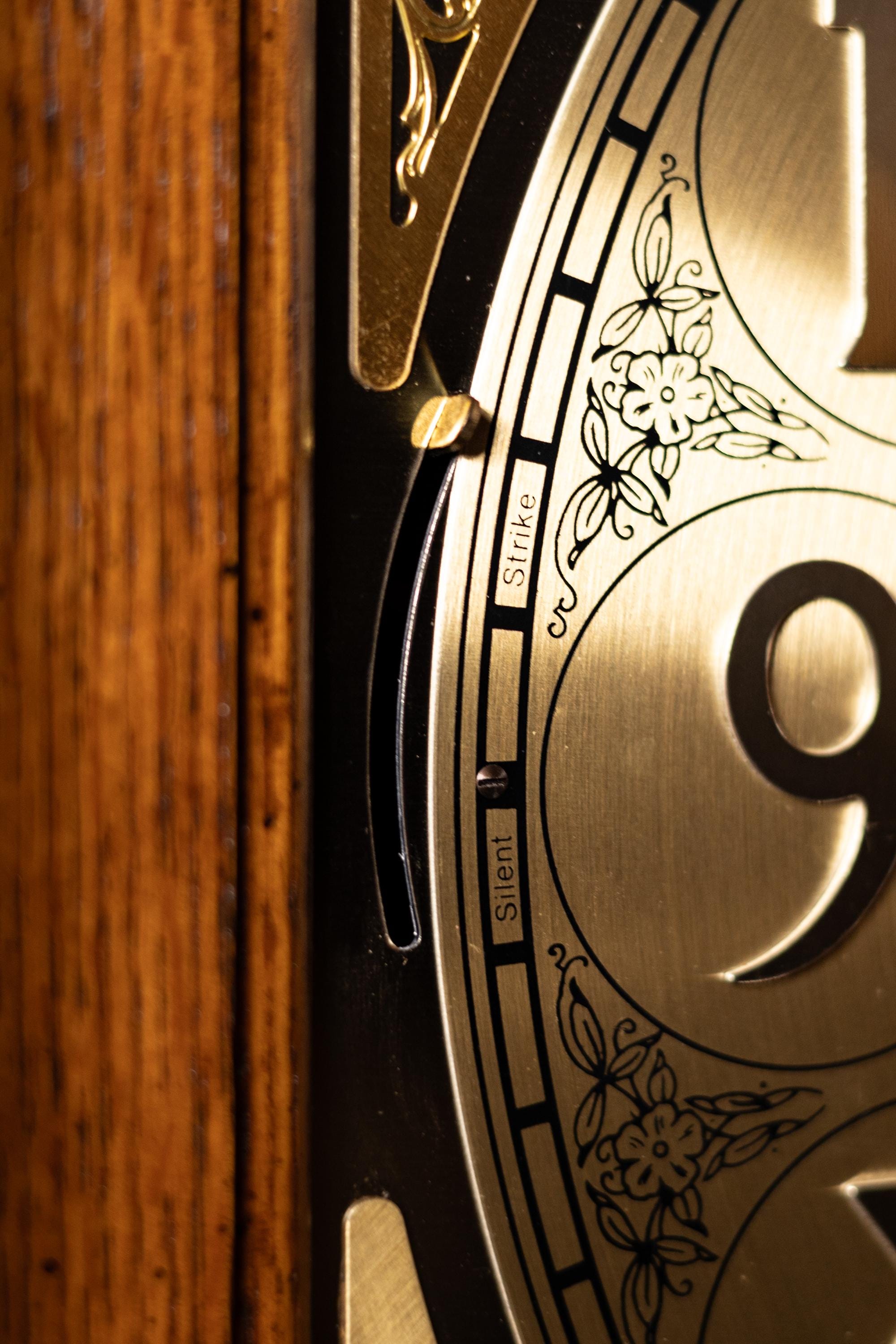 Vintage Sligh Grandfather Clock – Golden Oak,1980s - Etsy