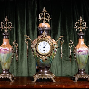 Antique Mantel Clock | Circa 1910 | Time-Only Movement