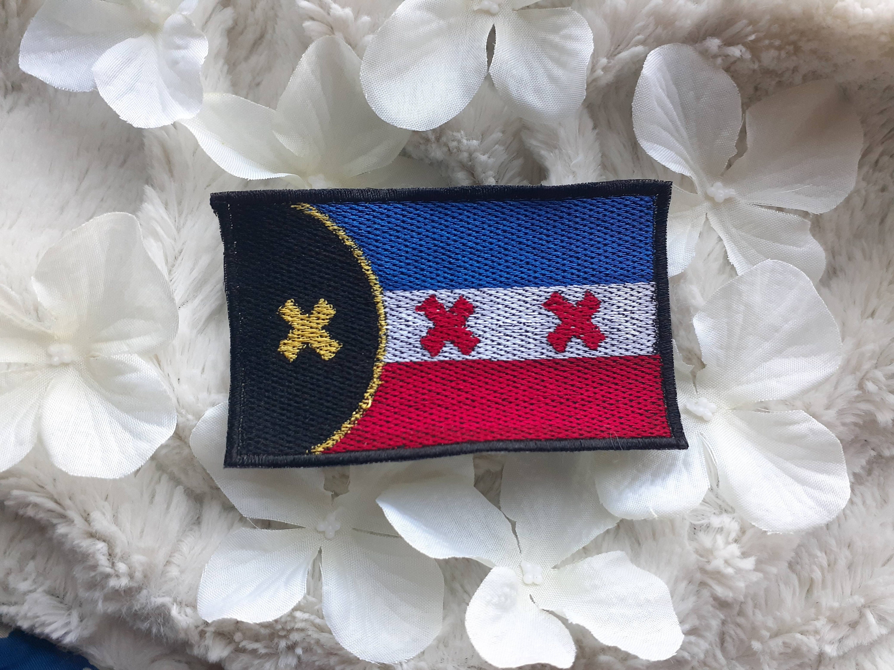 Lmanburg Flag Patch // Embroidered Patch // Sew On // Iron On // Fabr…